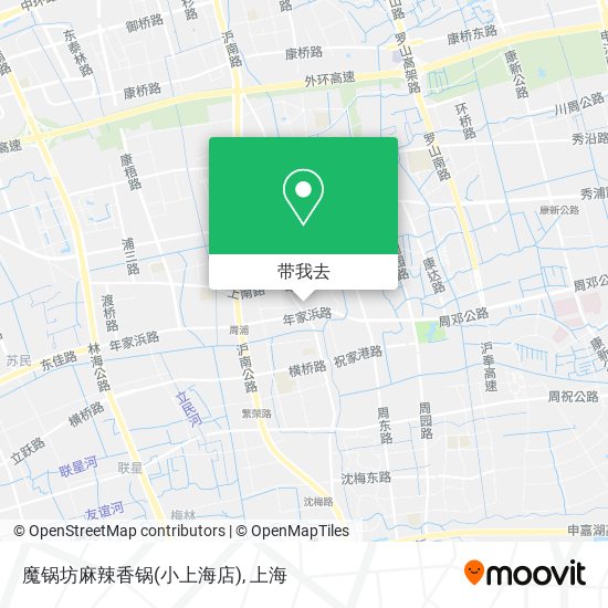 魔锅坊麻辣香锅(小上海店)地图