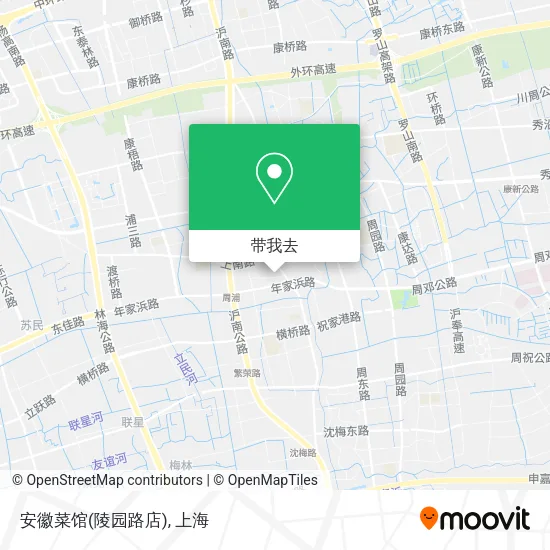 安徽菜馆(陵园路店)地图