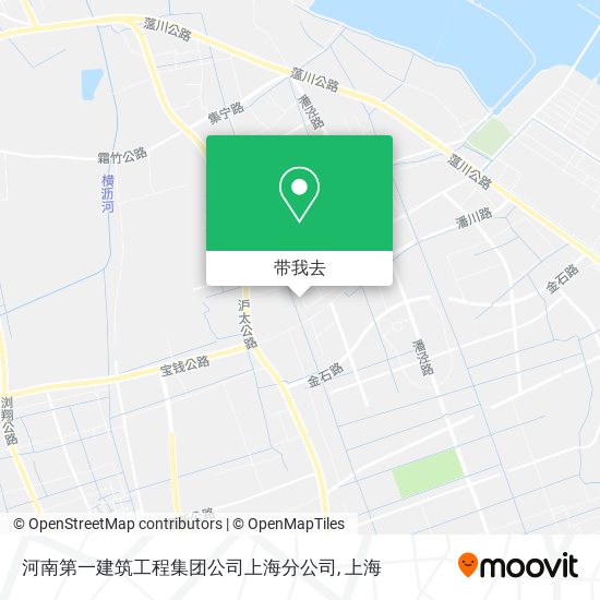 河南第一建筑工程集团公司上海分公司地图