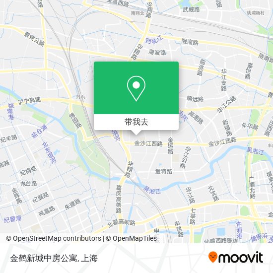 金鹤新城中房公寓地图