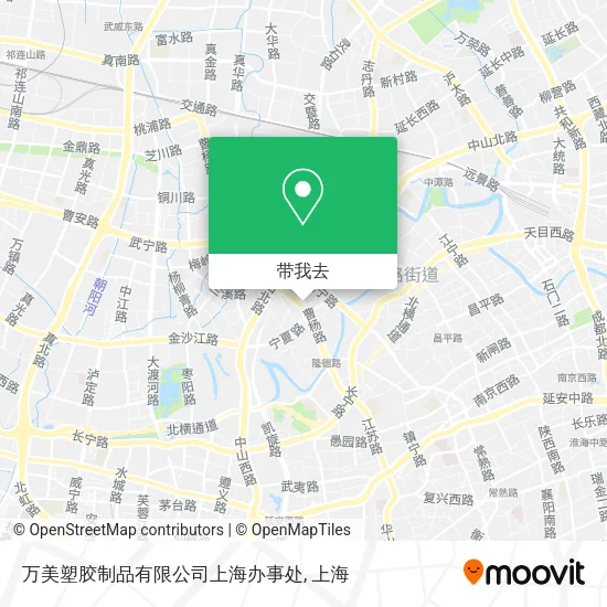 万美塑胶制品有限公司上海办事处地图