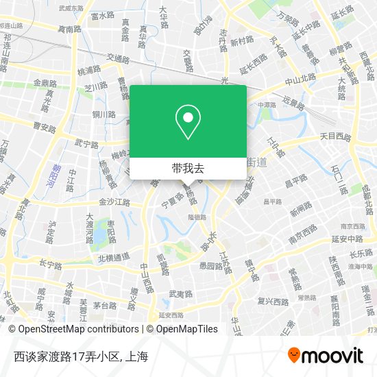 西谈家渡路17弄小区地图