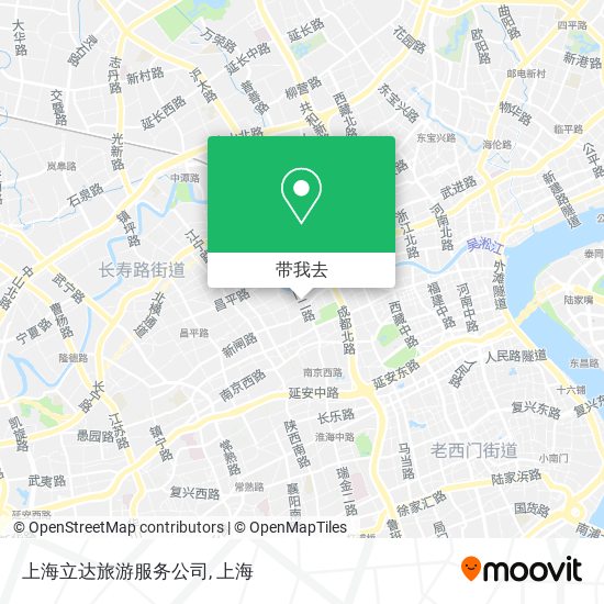 上海立达旅游服务公司地图