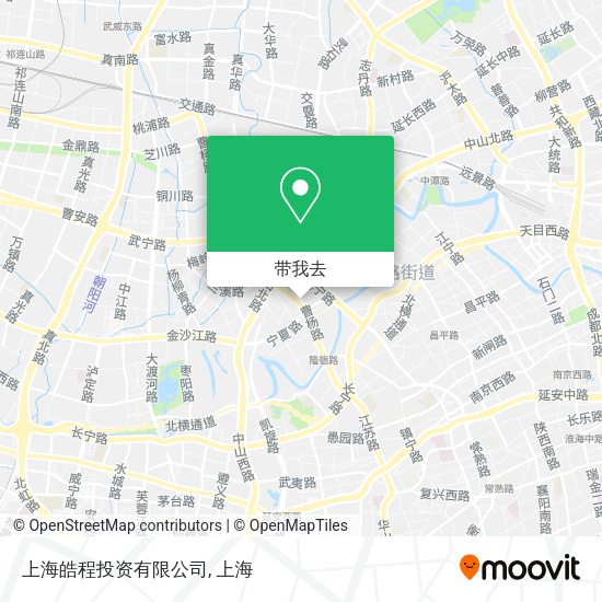 上海皓程投资有限公司地图