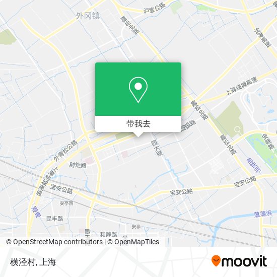 横泾村地图