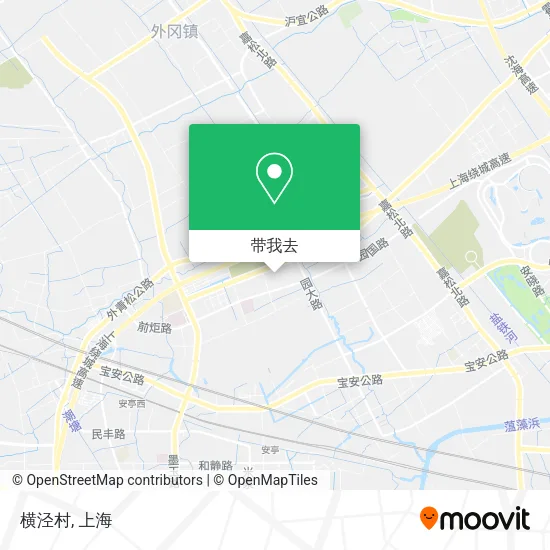横泾村地图