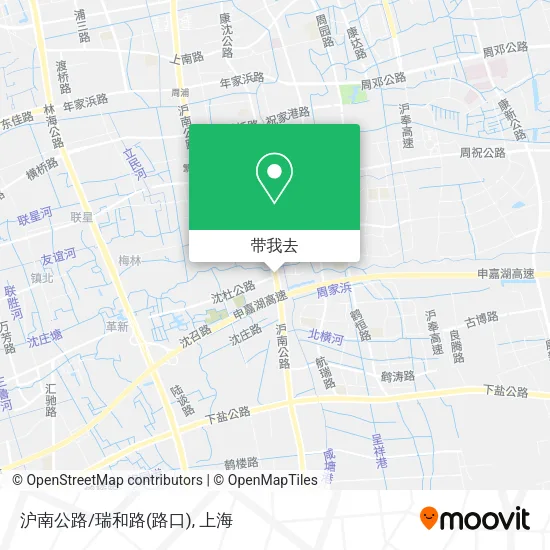 沪南公路/瑞和路(路口)地图