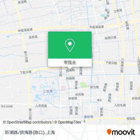 听潮路/拱海路(路口)地图
