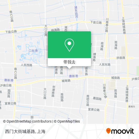 西门大街城基路地图