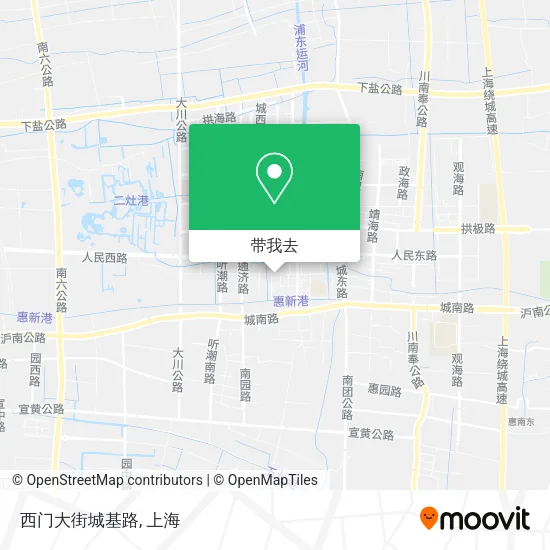 西门大街城基路地图