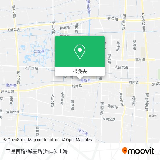 卫星西路/城基路(路口)地图