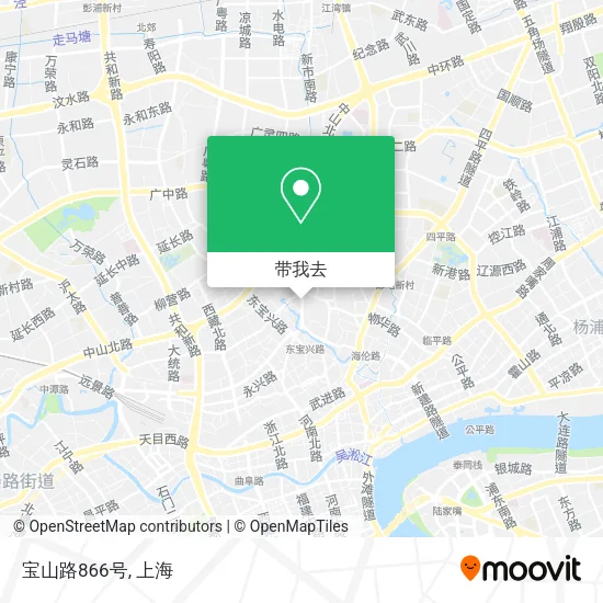 宝山路866号地图