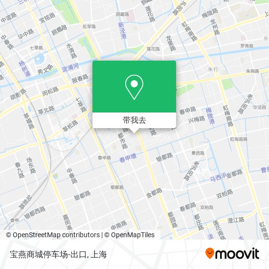 宝燕商城停车场-出口地图