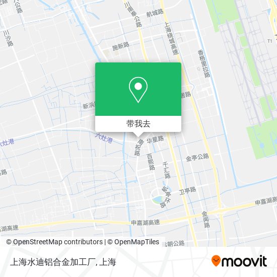 上海水迪铝合金加工厂地图