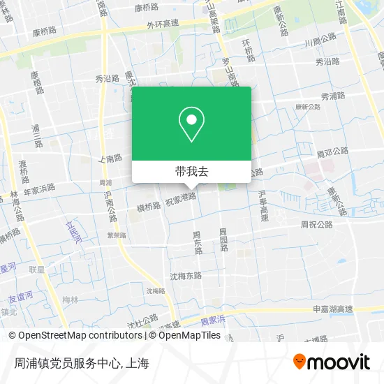 周浦镇党员服务中心地图