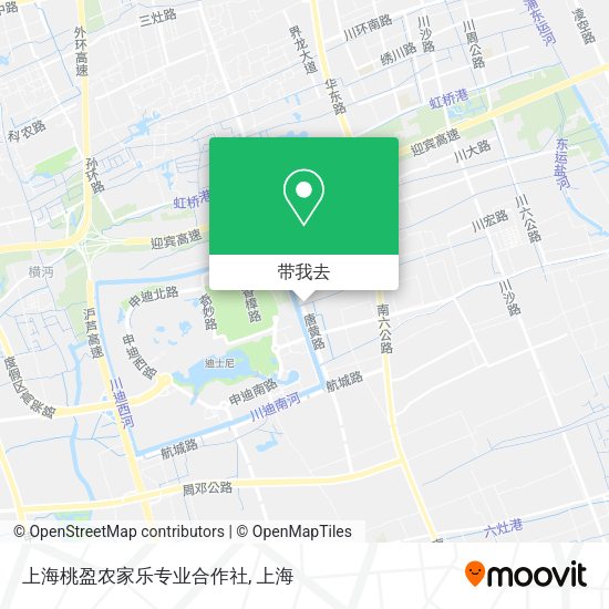 上海桃盈农家乐专业合作社地图