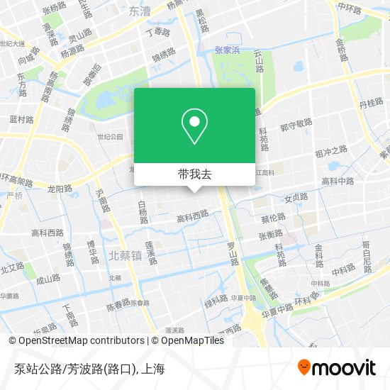 泵站公路/芳波路(路口)地图