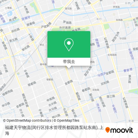 福建天宇物流(闵行区排水管理所都园路泵站东南)地图