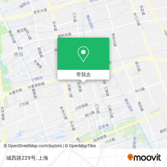 城西路229号地图