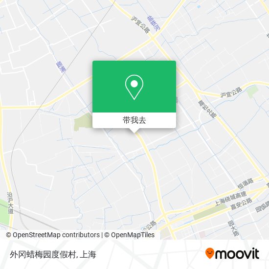 外冈蜡梅园度假村地图