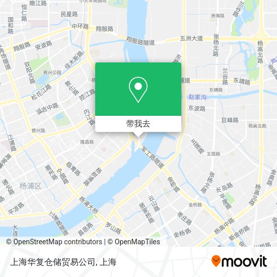上海华复仓储贸易公司地图