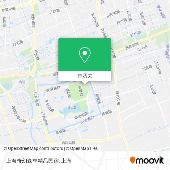 上海奇幻森林精品民宿地图