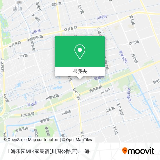 上海乐园MIK家民宿(川周公路店)地图