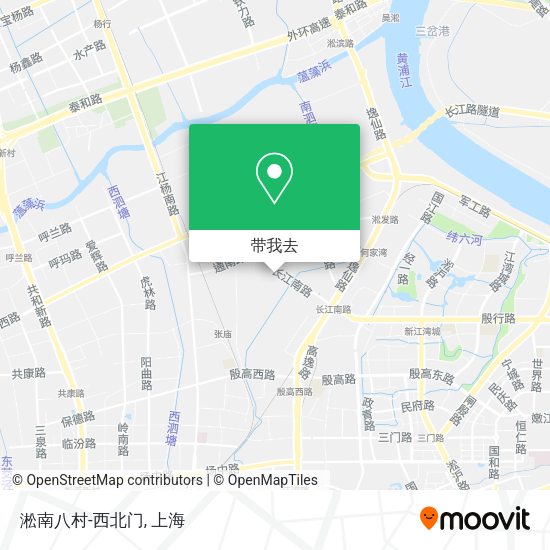 淞南八村-西北门地图