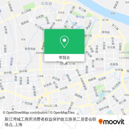 新江湾城工商所消费者权益保护政立路第二居委会联络点地图