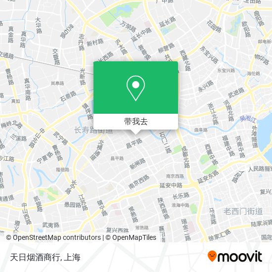 天日烟酒商行地图