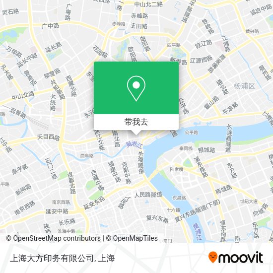 上海大方印务有限公司地图