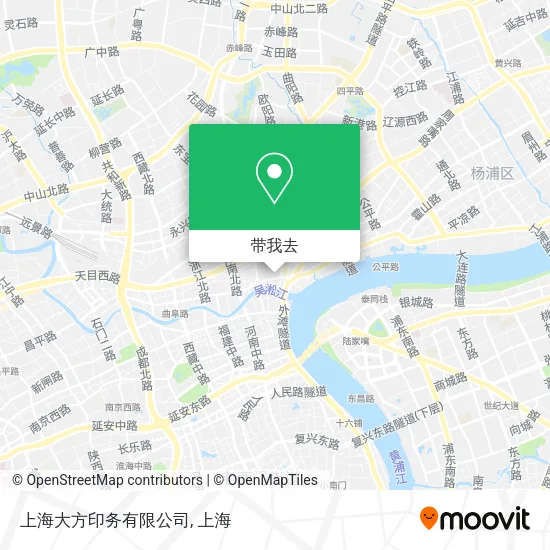 上海大方印务有限公司地图