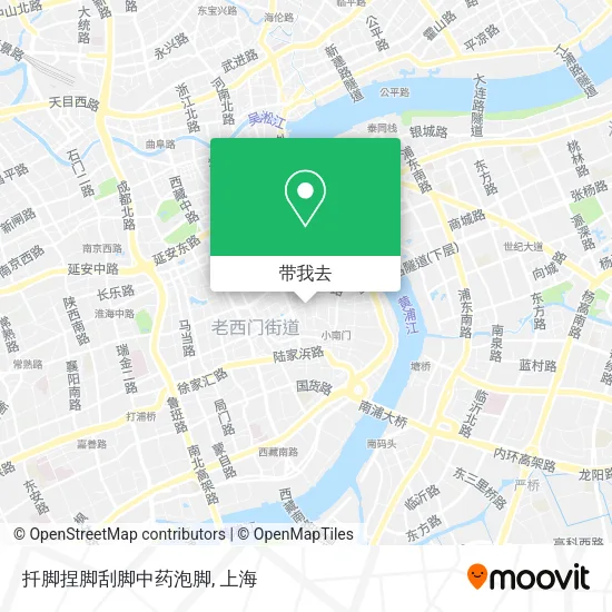 扦脚捏脚刮脚中药泡脚地图