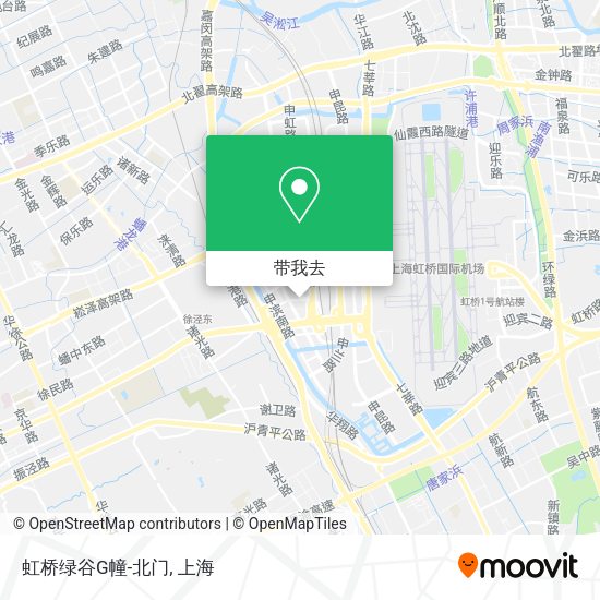 虹桥绿谷G幢-北门地图
