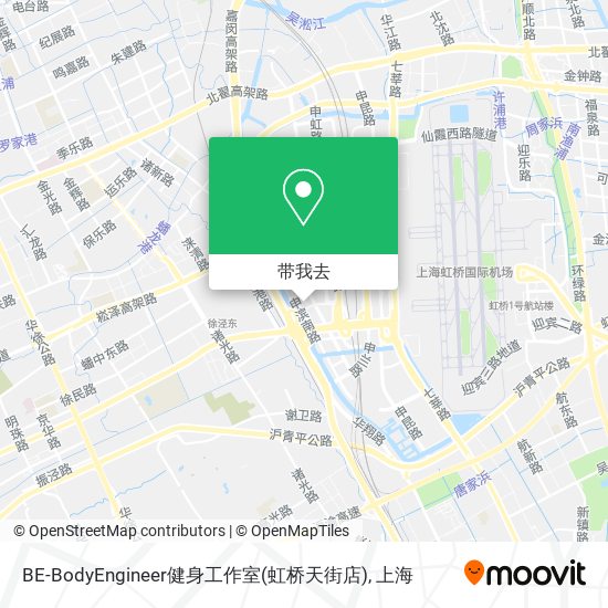 BE-BodyEngineer健身工作室(虹桥天街店)地图