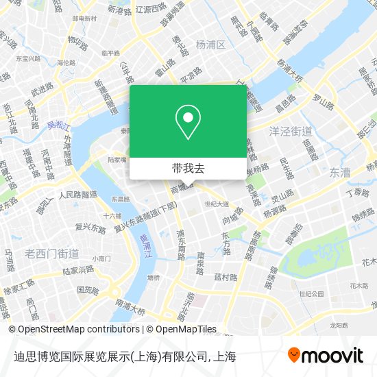 迪思博览国际展览展示(上海)有限公司地图
