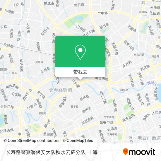 长寿路警察署保安大队秋水云庐分队地图