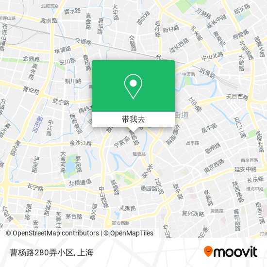曹杨路280弄小区地图