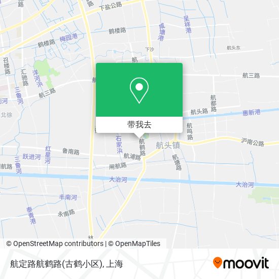 航定路航鹤路(古鹤小区)地图