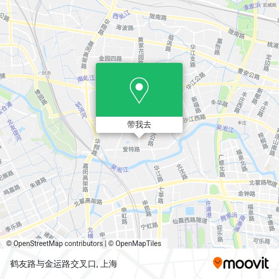 鹤友路与金运路交叉口地图