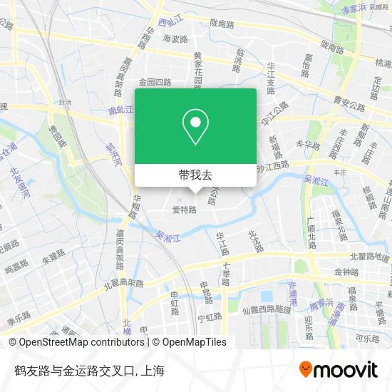 鹤友路与金运路交叉口地图