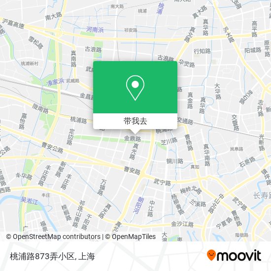 桃浦路873弄小区地图