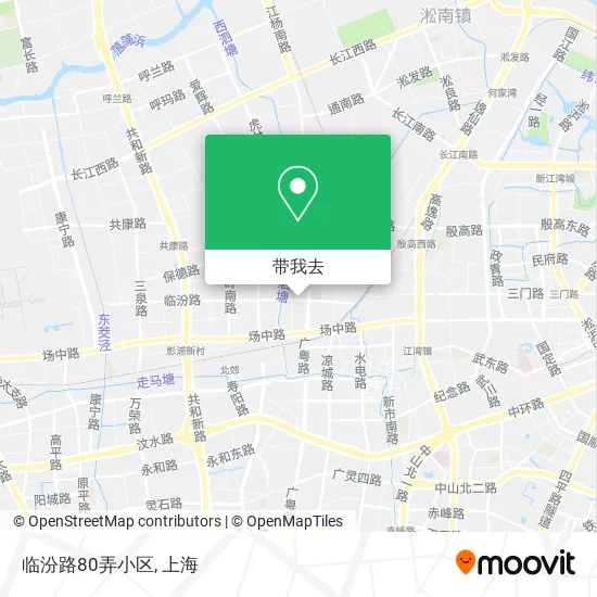 临汾路80弄小区地图