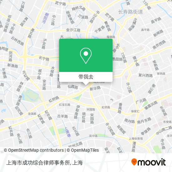 上海市成功综合律师事务所地图