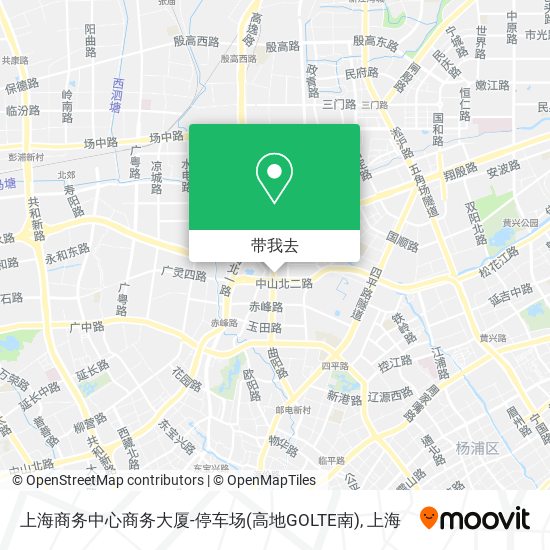 上海商务中心商务大厦-停车场(高地GOLTE南)地图