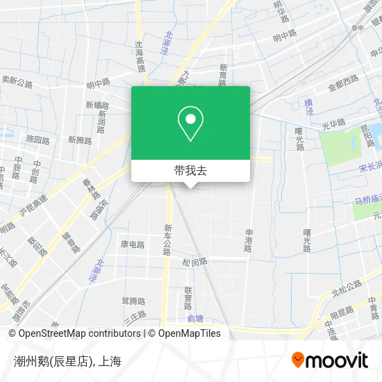 潮州鹅(辰星店)地图