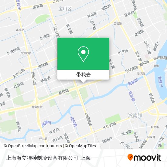 上海海立特种制冷设备有限公司地图