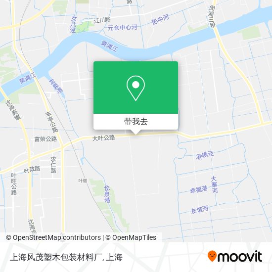 上海风茂塑木包装材料厂地图