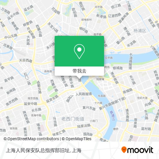 上海人民保安队总指挥部旧址地图