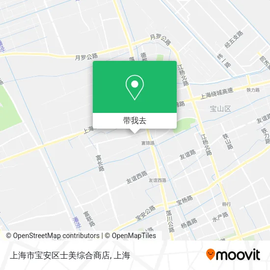 上海市宝安区士美综合商店地图